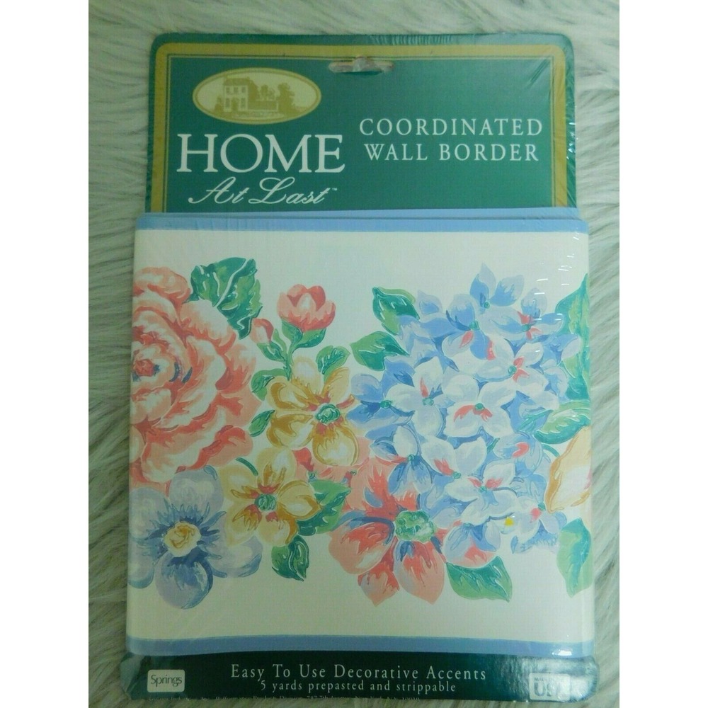 Springs Home At Last Fashion Point Bounty Wall Border  Prepasted Strippable 5Yrd